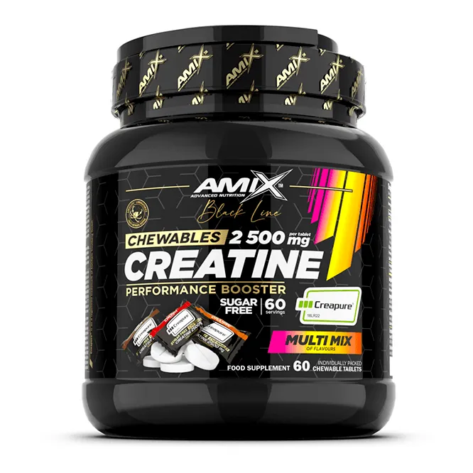 NEWTRITIONS Creatina Black Line – Creatine Chewable creatina masticabile 60 compresse