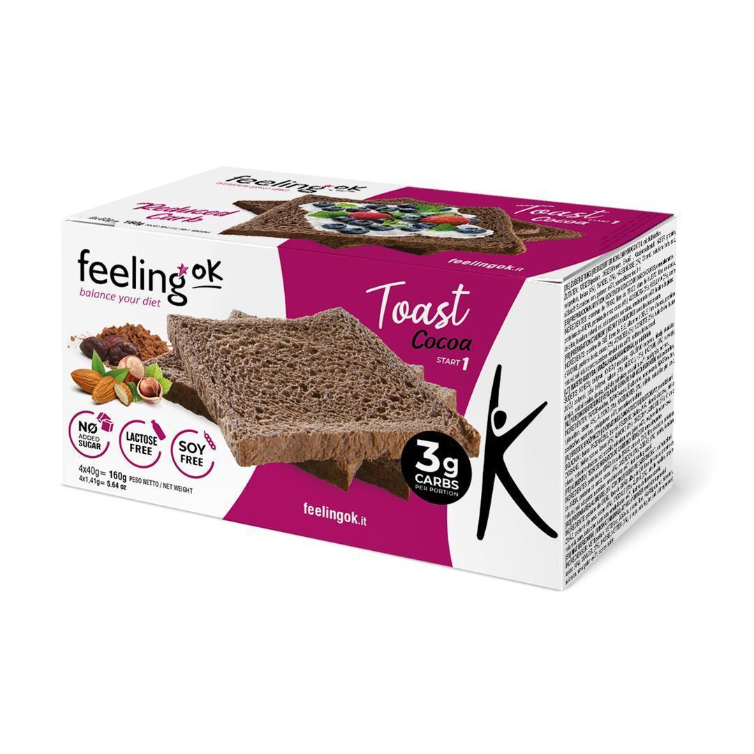 NEWTRITIONS Pane e prodotti da forno Toast Cocoa toast al cacao 160 g