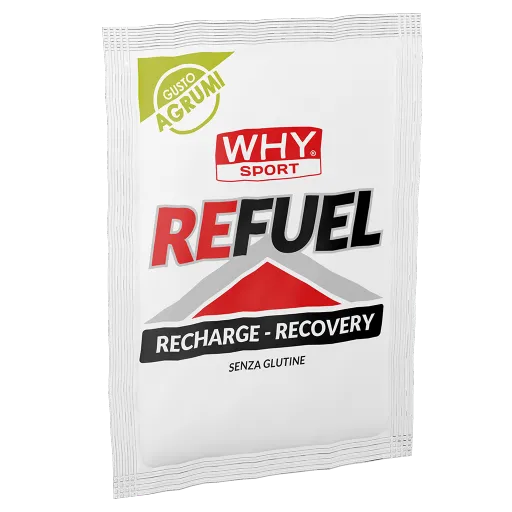 WHY SPORT Post workout Refuel integratore bustina monodose agrumi 25 g