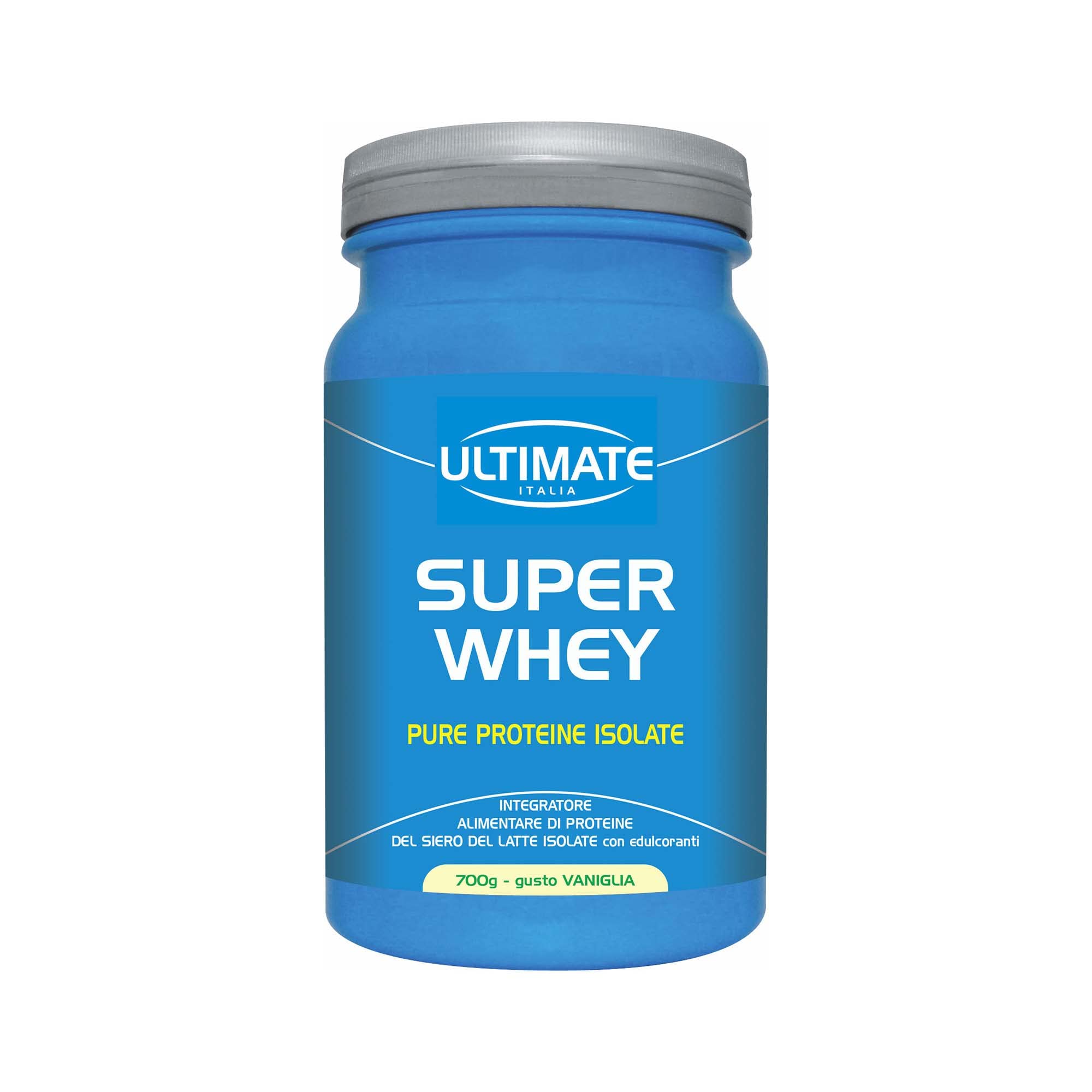 Ultimate Proteine Super Whey proteine isolate cioccolato bianco 700 g