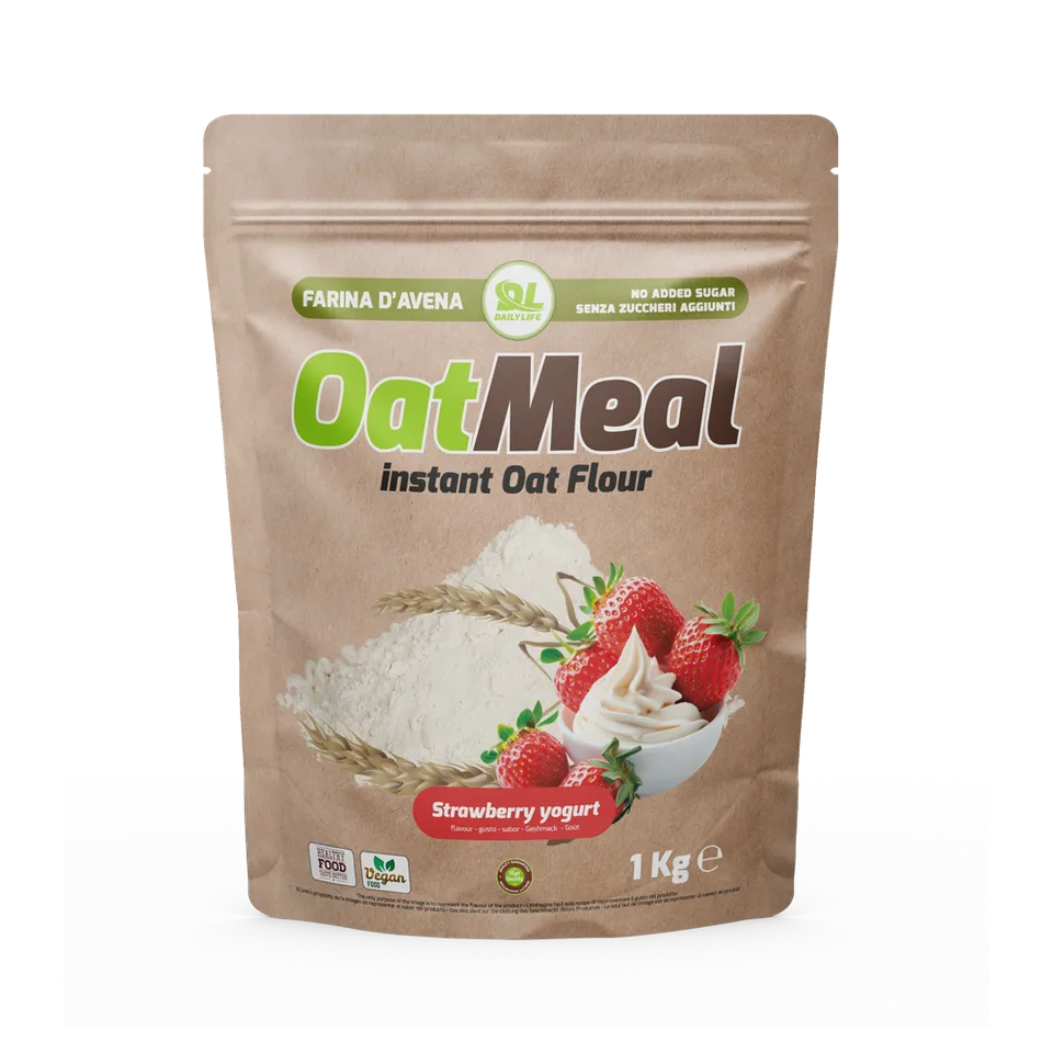 Wellness Farine e Fiocchi Farina di Avena Strawberry yogurt farina istantanea
