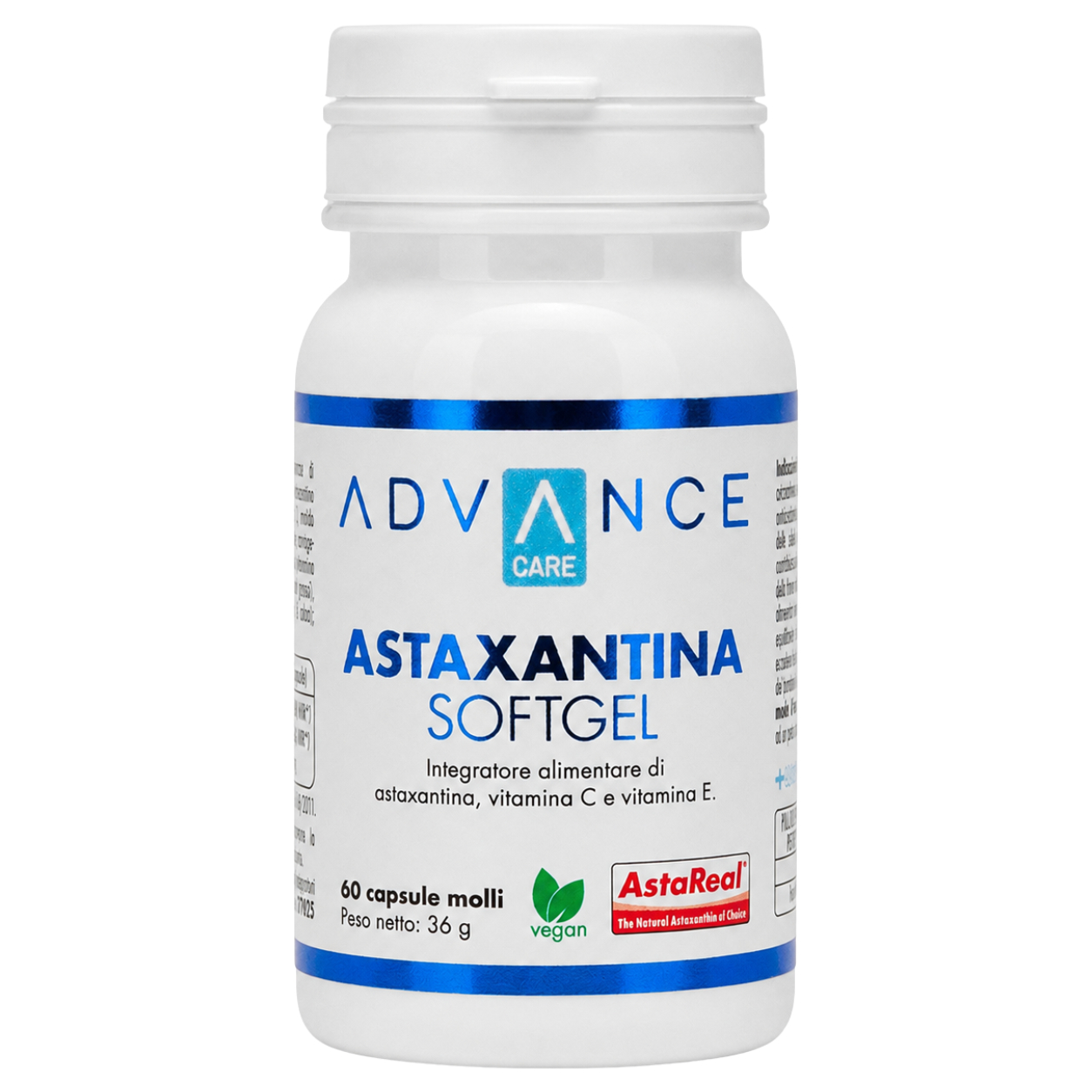 +Watt Advance Care Astaxantina SoftGel integratore softgel antiossidante