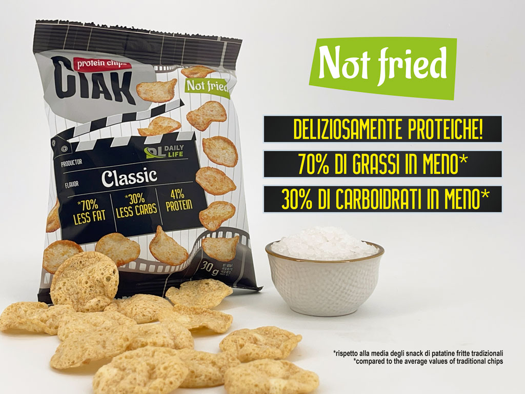 Wellness Patatine Proteiche Ciak protein Chips Classic chips 30 g non fritte