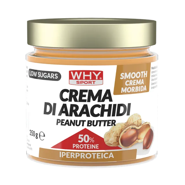 WHY SPORT Alimentazione CREMA DI ARACHIDI SMOOTH crema di arachidi 350 g liscia