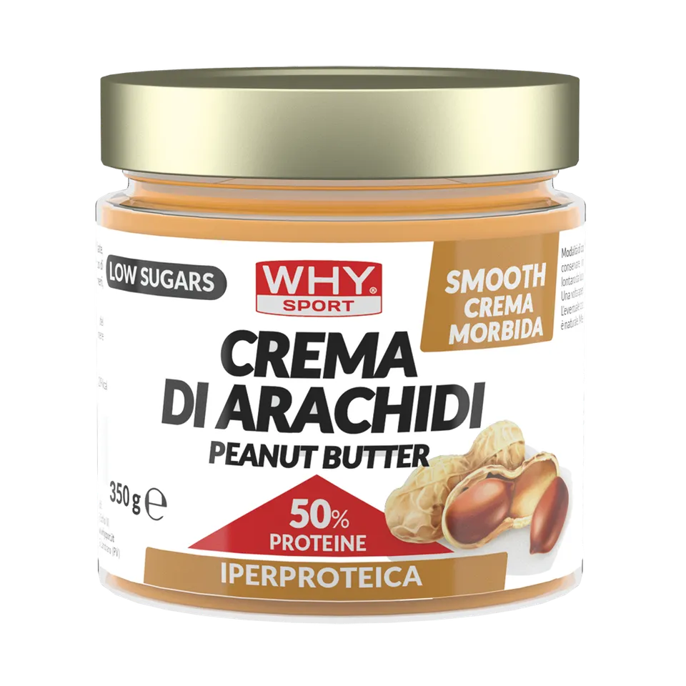 WHY SPORT Alimentazione CREMA DI ARACHIDI SMOOTH crema di arachidi 350 g liscia