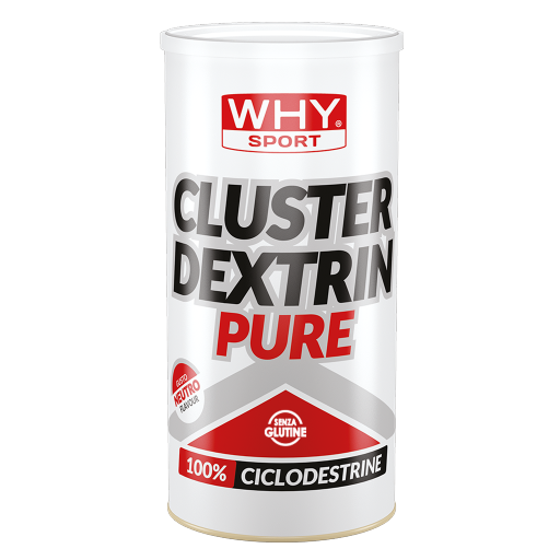 WHY SPORT Energetici CLUSTER DEXTRIN PURE NEUTRO 500 g carboidrati neutri