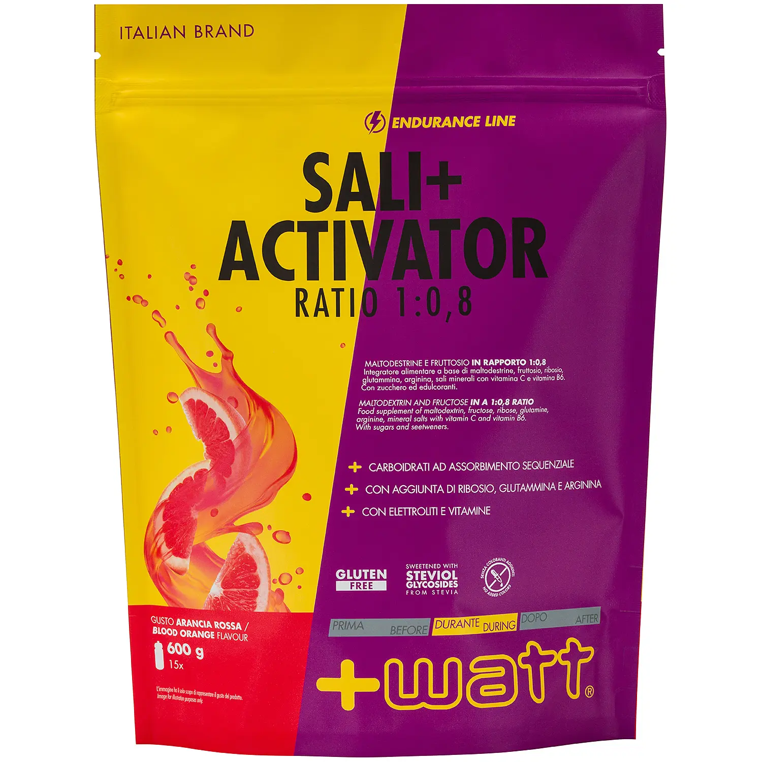 +Watt Endurance Line Sali+ Activator integratore elettroliti energia