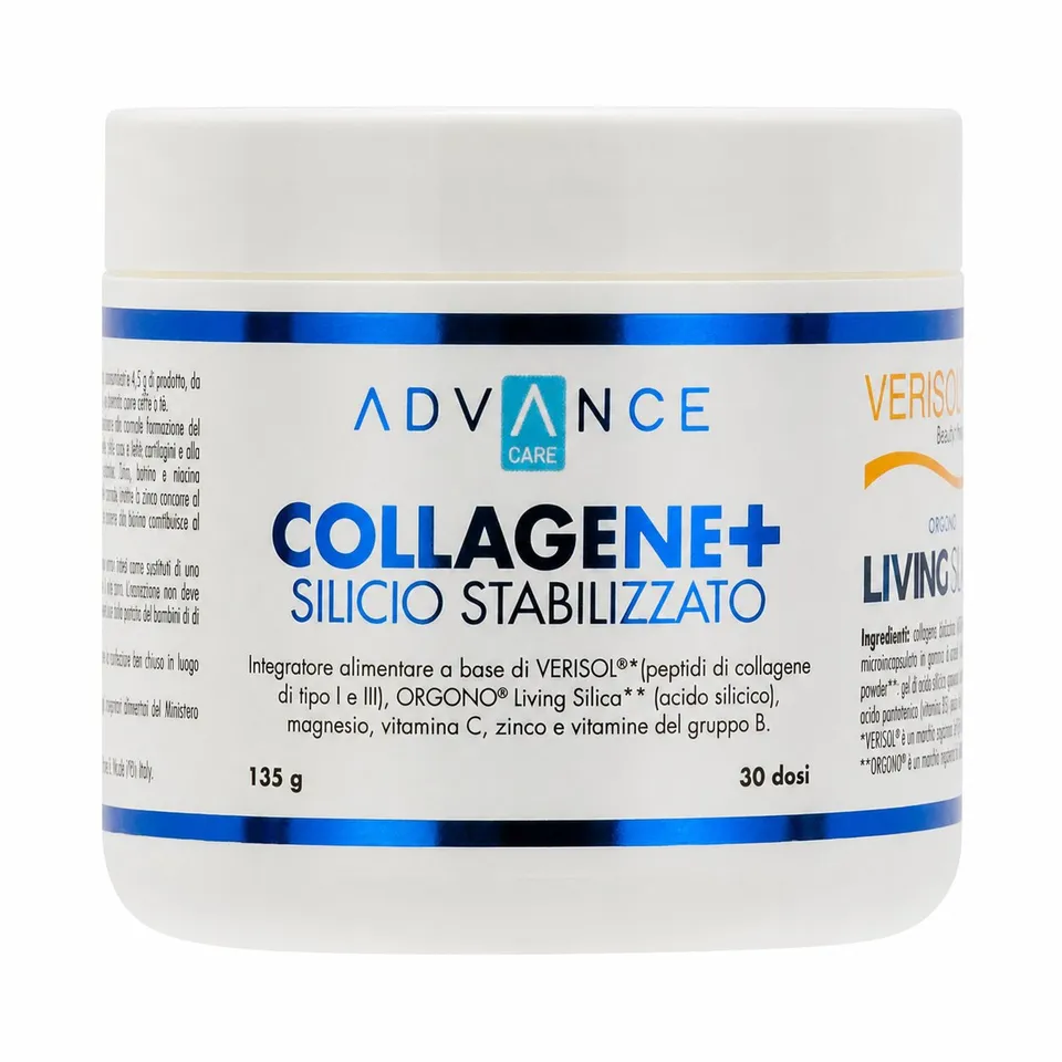 +Watt Advance Line Collagene+ Silicio Stabilizzato integratore 30 dosi in polvere