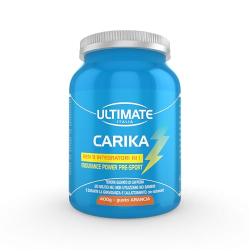 Ultimate Energetici Carika integratore pre sport arancia 400 g