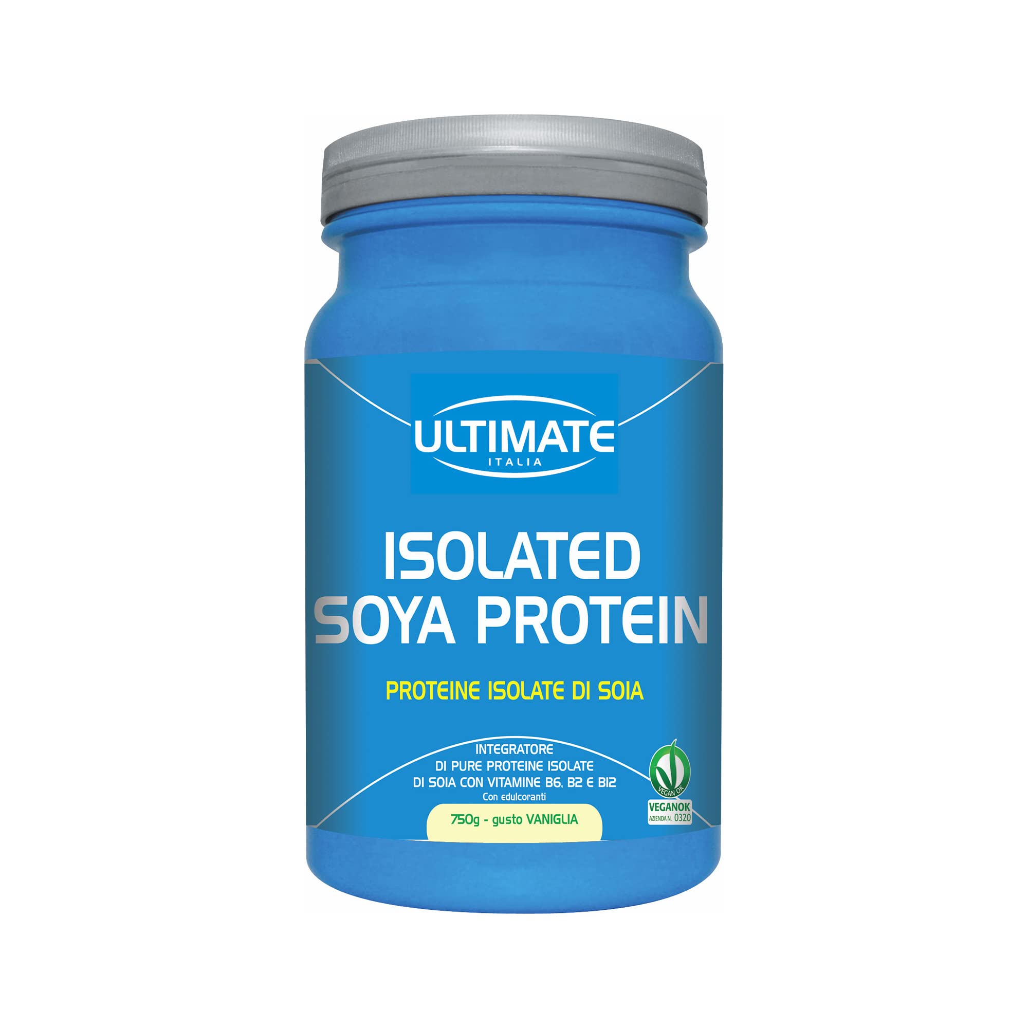 Ultimate Proteine Isolated Soya Protein proteine Cacao 21 porzioni vegane