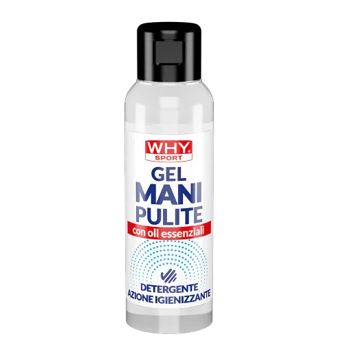 WHY SPORT Gel igienizzanti GEL MANI PULITE® gel mani 100 ml con oli essenziali