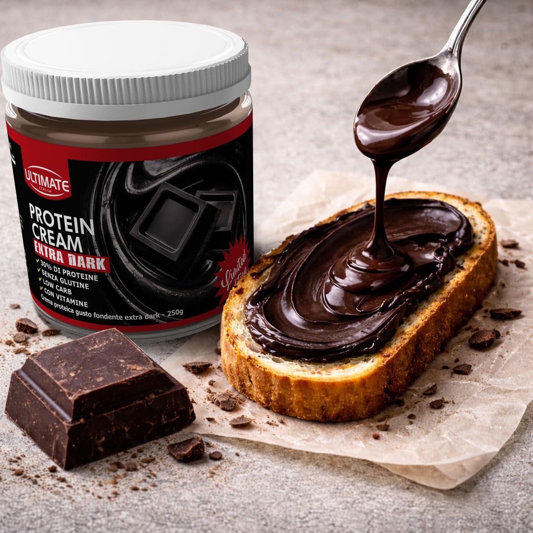 Ultimate Creme proteiche crema proteica fondente extra dark 2x250 g low carb