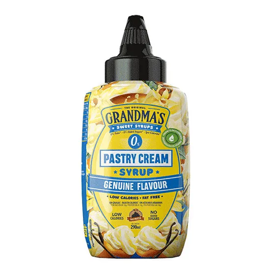 NEWTRITIONS Dolcificanti e Confetture Salsa Grandma’s 0% crema pasticcera 290 ml