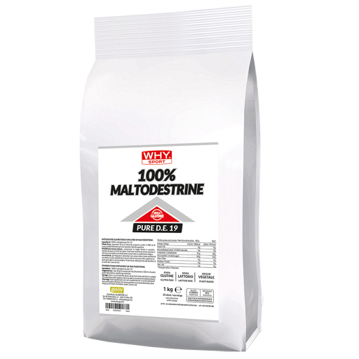 WHY SPORT Energetici 100% MALTODESTRINE NEUTRO maltodestrine 1 kg