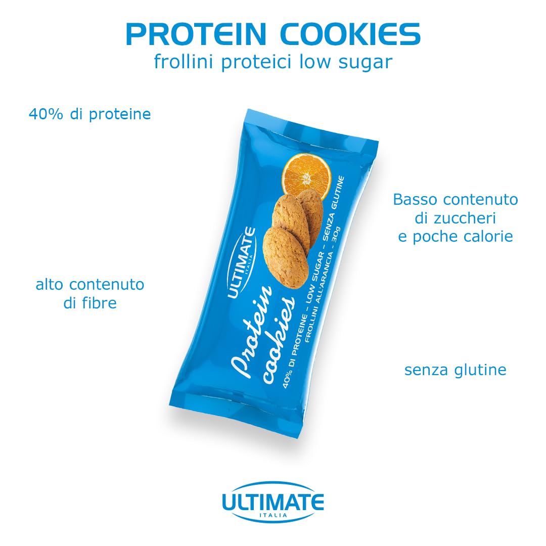 Ultimate Snack Protein Cookies biscotti proteici arancia 40% proteine