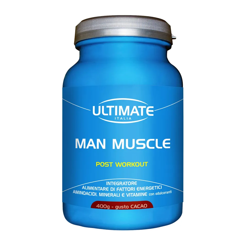 Ultimate Proteine Man Muscle Post Workout cacao 400 g aminoacidi 4:1:1