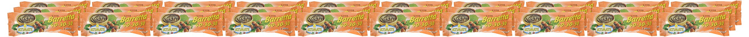 Ultimate Barrette 40-30-30 barretta Nocciolinella 30 pezzi, dieta a zona