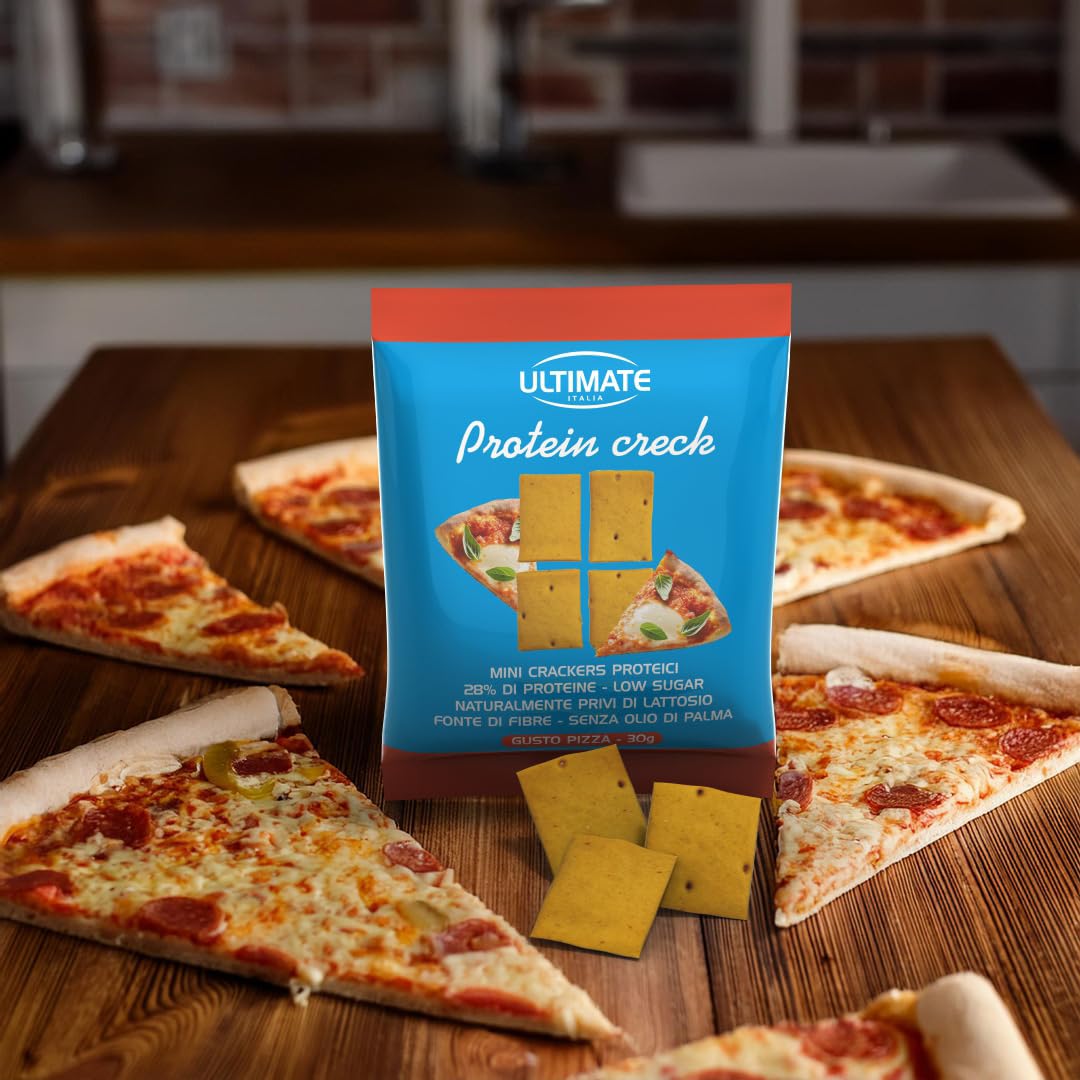 Ultimate Snack Protein Creck mini crackers proteici pizza 30 g 28% proteine