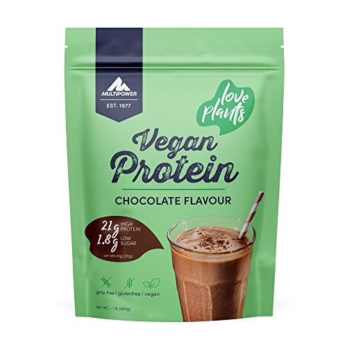 Multipower 100% Vegan Protein proteine vegane cioccolato 450 g basso zucchero