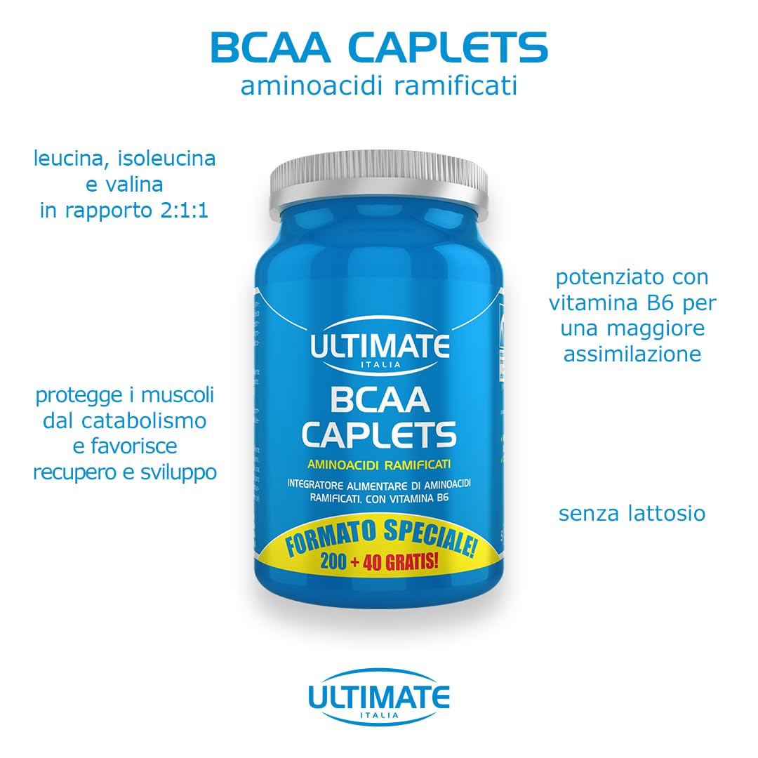 Ultimate Aminoacidi BCAA 2:1:1 aminoacidi ramificati 240 compresse