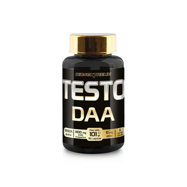 BIOEXTREME Stimolatori Ormonali Testo DAA integratore con zinco