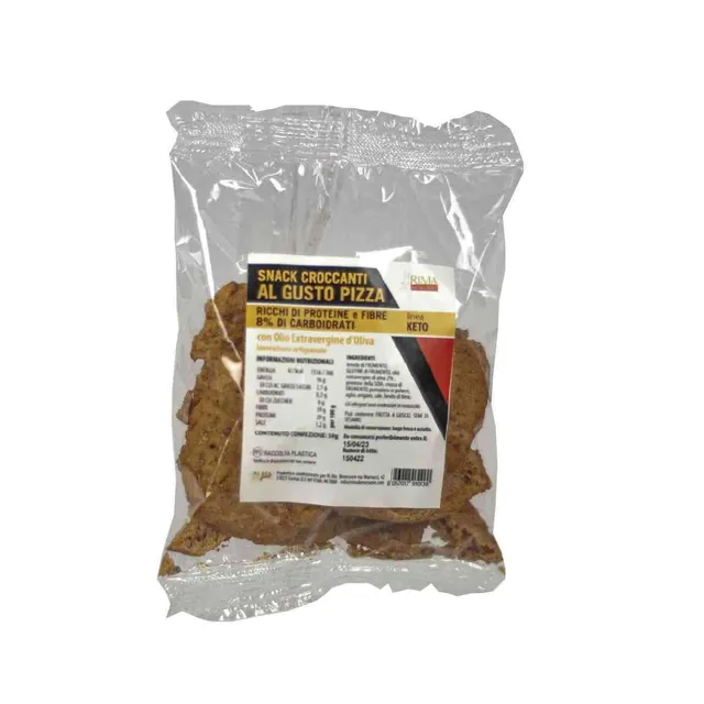 NEWTRITIONS Snack e Spuntini Snack Keto snack gusto Pizza 50 g