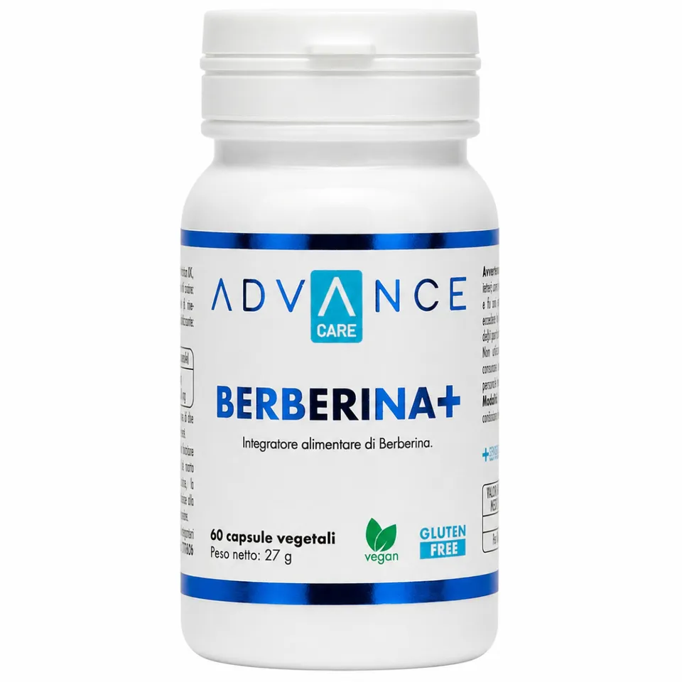 +Watt Wellness Line Berberina+ integratore 500 mg senza lattosio