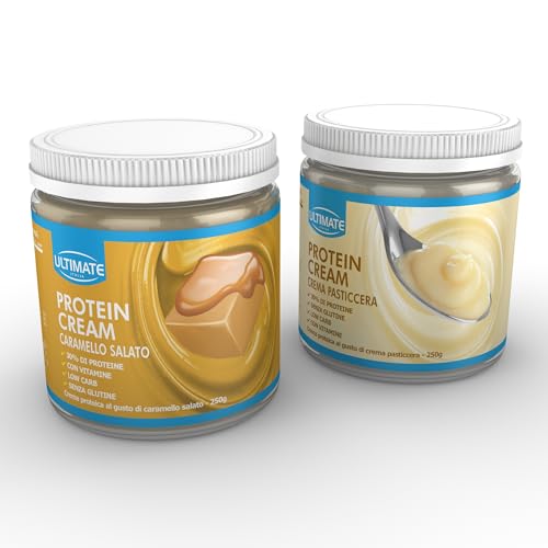 Ultimate Creme proteiche crema proteica 2x250 g mela e cannella low sugar