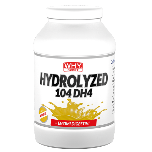 WHY SPORT Proteine HYDROLYZED 104 DH4 proteine idrolizzate 900 g