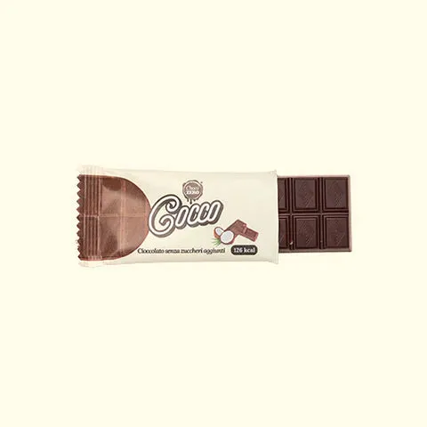 Wellness Biscotti Proteici e senza Zucchero Tavolette al cocco senza zuccheri aggiunti 25g