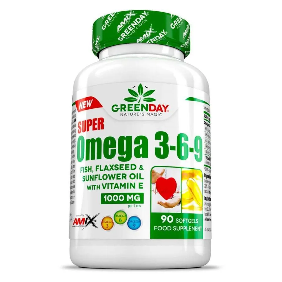 NEWTRITIONS Ingredienti GreenDay Super Omega 3-6-9 capsule 90 cps