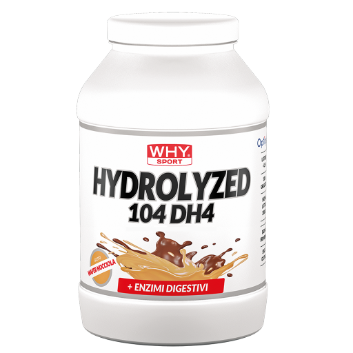 WHY SPORT Proteine HYDROLYZED 104 DH4 proteine idrolizzate 900 g