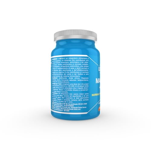 Ultimate Vitamine e minerali Magnesio + Vit. D integratore arancia 180 g