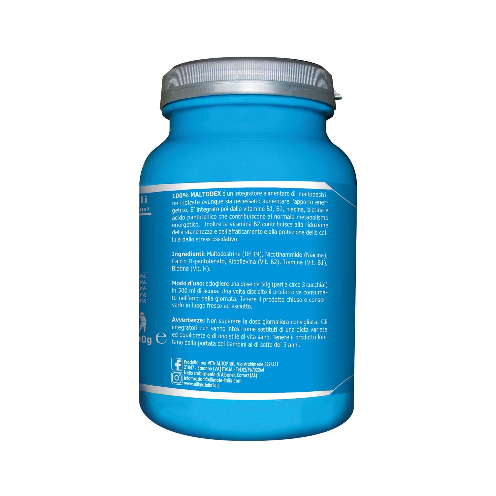 Ultimate Energetici 100% Maltodex maltodestrine 500 g energia