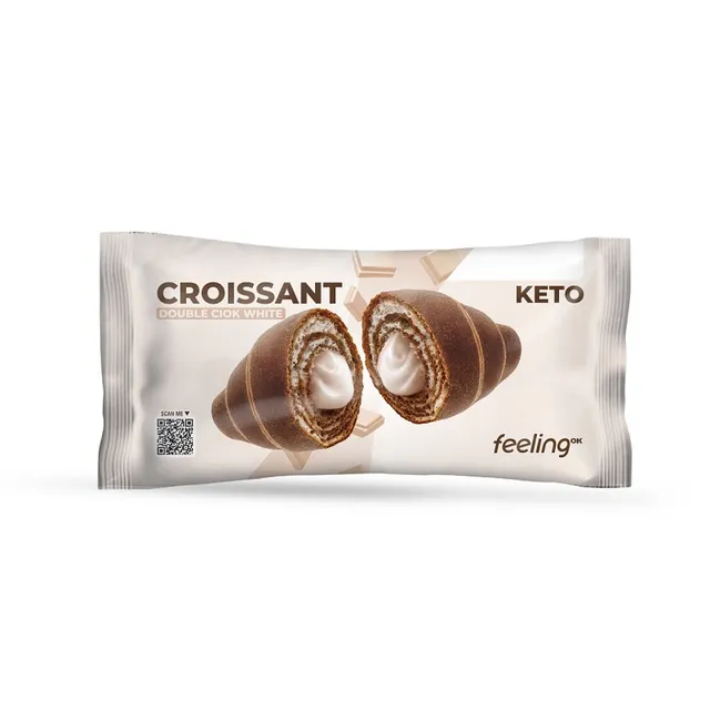 NEWTRITIONS Snack e Spuntini Croissant Double Ciok white croissant