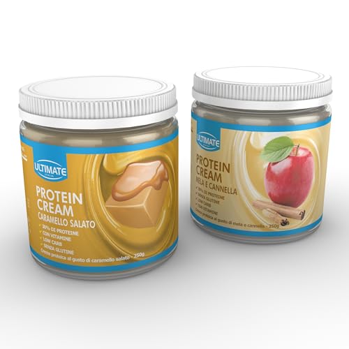 Ultimate Creme proteiche crema proteica 2x250 g mela e cannella low sugar