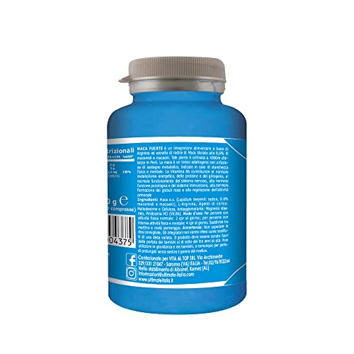 Ultimate Fitoterapici Maca Fuerte integratore in capsule 60 cps, maca e arginina