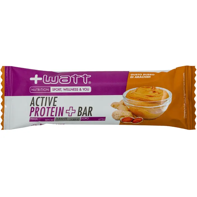 + WATT Power Line Active Protein+ Bar barretta proteica arachidi cioccolato
