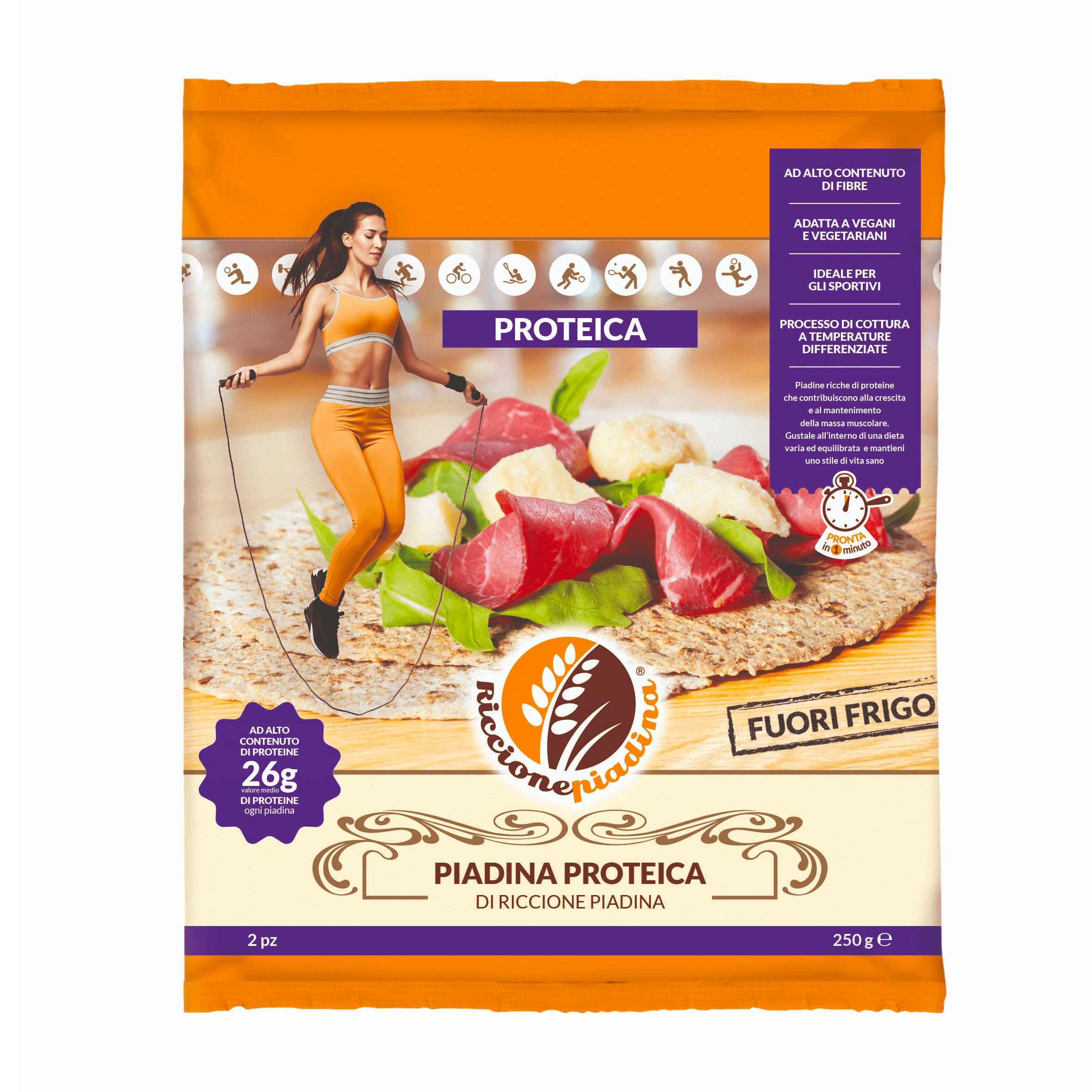 NEWTRITIONS Pane e prodotti da forno Piadina Proteica 250 g
