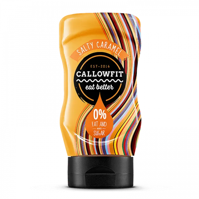 Callowfit Salse e Condimenti Salsa Salty Caramel 300 ml