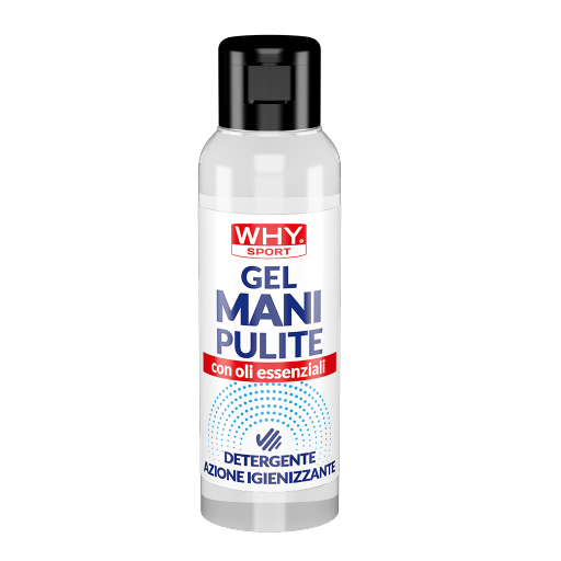 WHY SPORT Gel igienizzanti GEL MANI PULITE® gel mani 100 ml con oli essenziali