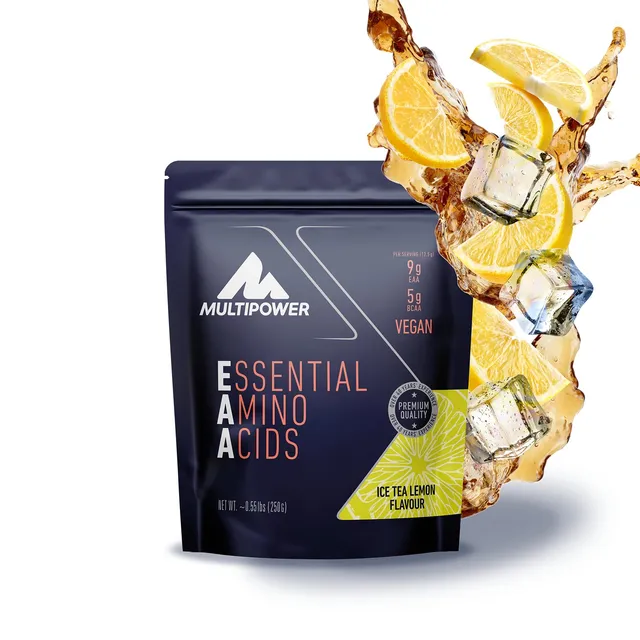 Multipower EAA EAA aminoacidi in polvere 250 g tè freddo al limone