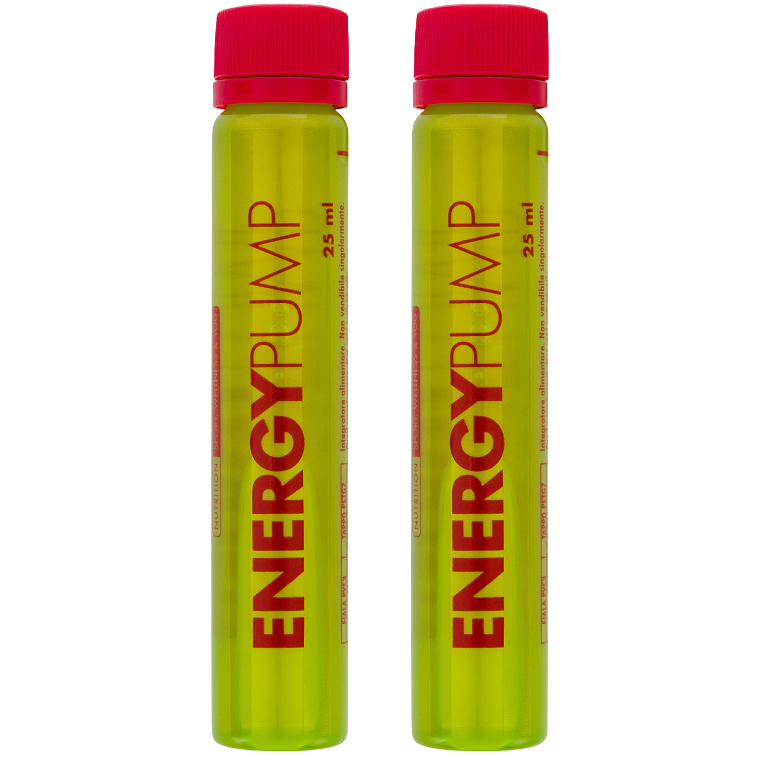 +Watt Endurance Line Energy Pump shot energetico 200 mg caffeina