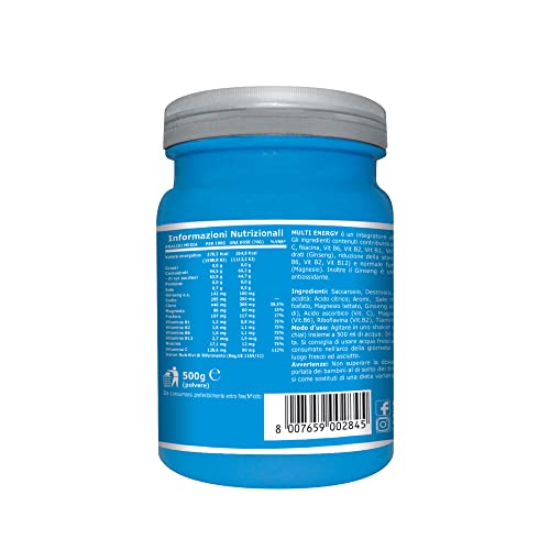 Ultimate Energetici Multi Energy integratore energetico limone 500 g