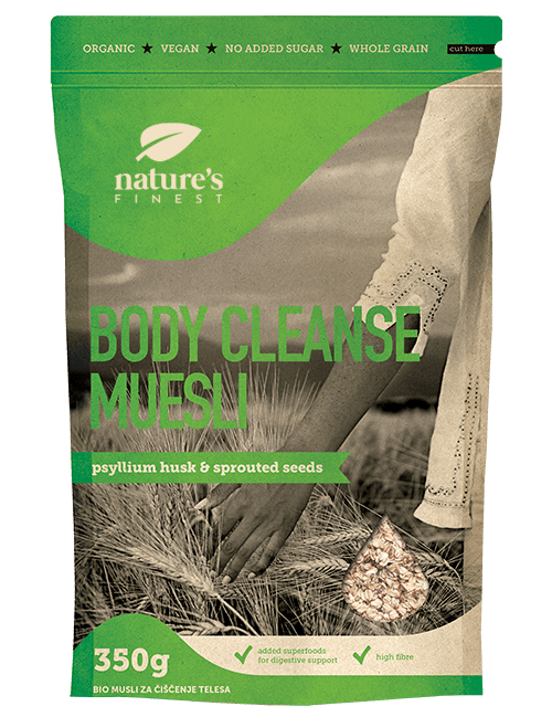 NEWTRITIONS Prima Colazione Bio Muesli per la Pulizia del Corpo muesli 350 g ricco di fibre