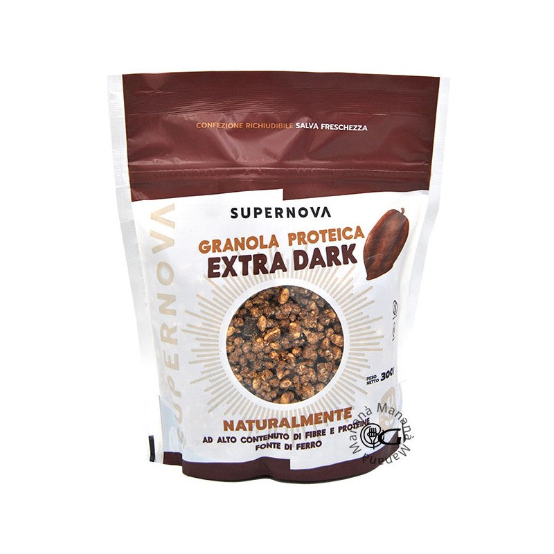 Wellness Muesli/Granola Granola Proteica senza glutine EXTRA DARK granola 300 g cioccolato