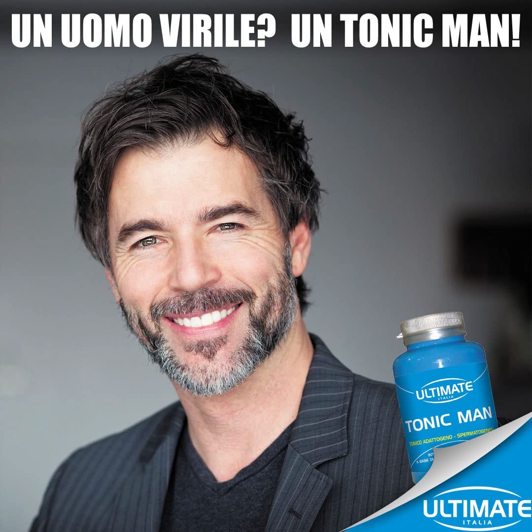 Ultimate Stimolatori Tonic Man integratore maca arginina 80 compresse