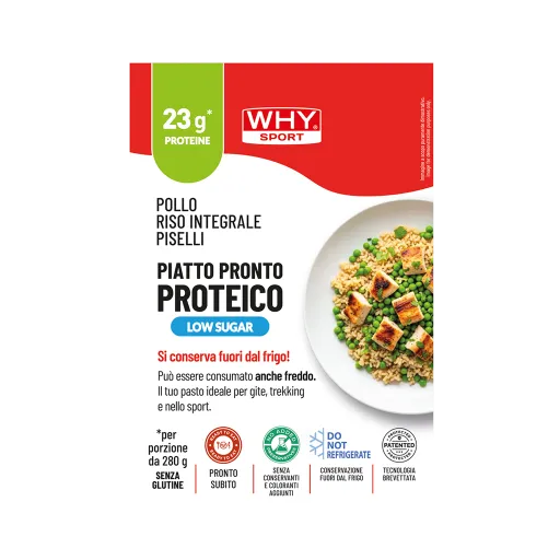 WHY SPORT Alimentazione PIATTO PRONTO PROTEICO 280 g