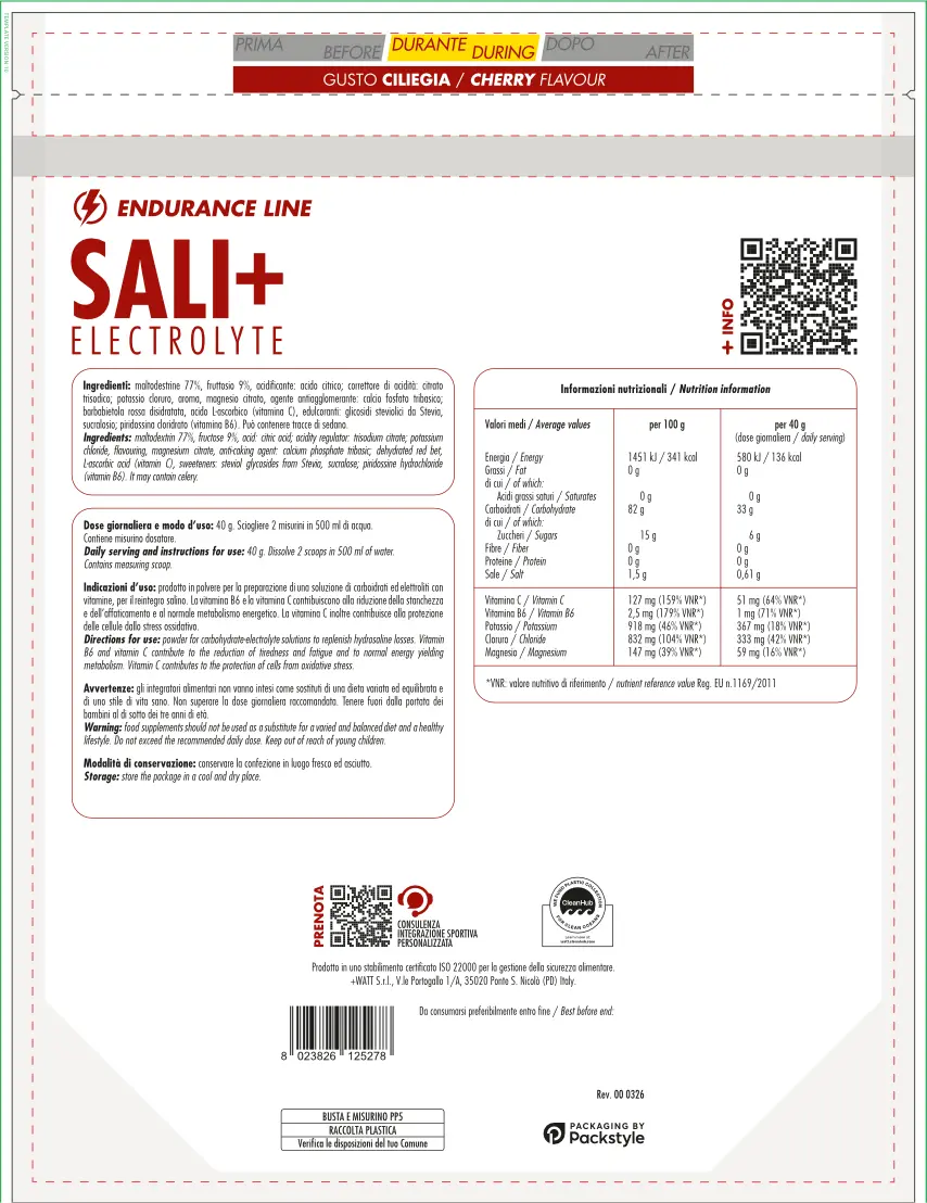 WATT Endurance Line Sali+ Electrolyte elettroliti gusto arancia