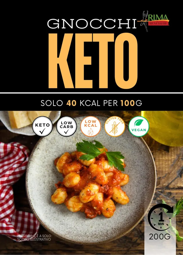 NEWTRITIONS Pasta Gnocchi Keto gnocchi 200 g a basso contenuto di carboidrati